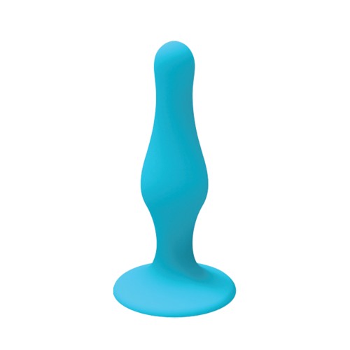 Nobu Rainbow Large Silicone Plug - Blue