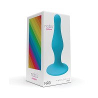 Nobu Rainbow Large Silicone Plug - Blue