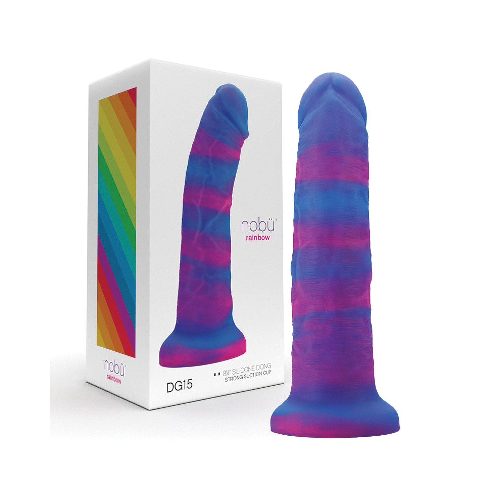 Dildo Arcoíris Cósmico con Ventosa