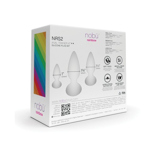 Nobu Rainbow Silicone Plug Set Cosmic