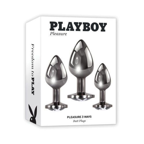 Playboy Pleasure 3-Ways Anal Training Kit