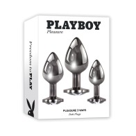 Kit de Entrenamiento Anal Pleasure 3-Ways de Playboy