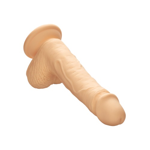 Dildo de Silicona de Densidad Dual 5 Pulgadas Studs Marfil