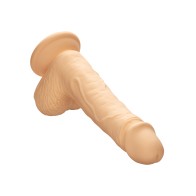 Dildo de Silicona de Densidad Dual 5 Pulgadas Studs Marfil