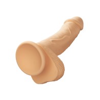 Dildo de Silicona de Densidad Dual 5 Pulgadas Studs Marfil