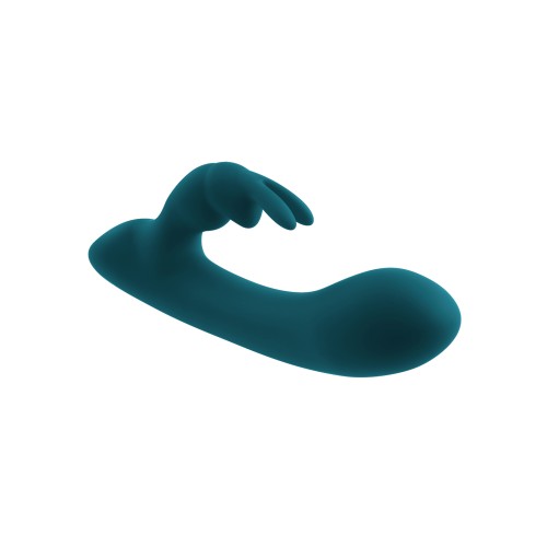 Vibrador Playboy Lil Rabbit en Verde Profundo