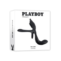 Anillo Cock 3 en 1 Playboy Pleasure para Diversión Máxima