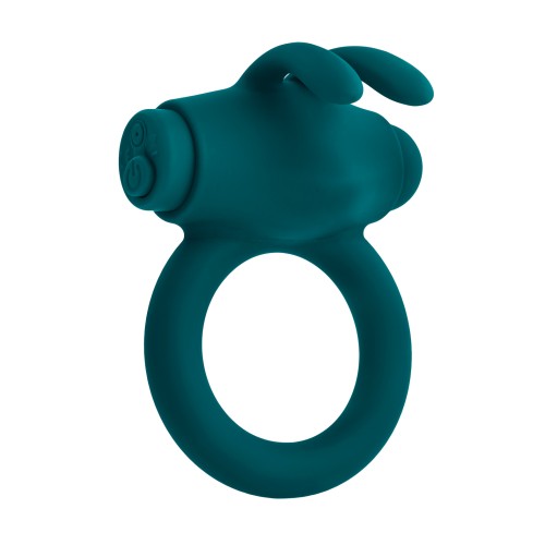 Playboy Pleasure Bunny Buzzer Cock Ring Verde Teal