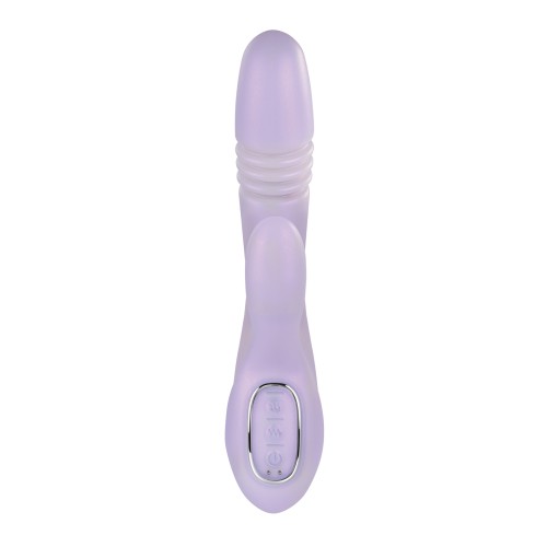 Playboy Pleasure Bumping Bunny Rabbit Vibrator in Opal