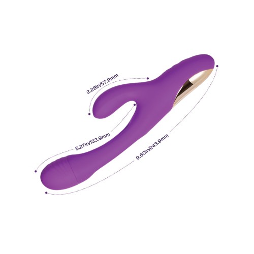 Bora G Spot Tapping Rabbit Vibrator Purple