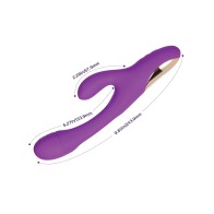 Bora G Spot Tapping Rabbit Vibrator Purple