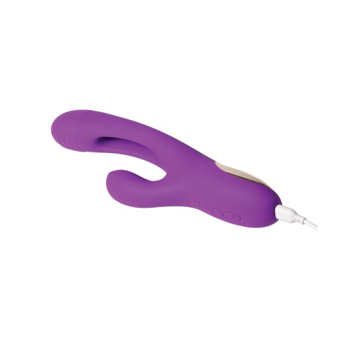 Bora G Spot Tapping Rabbit Vibrator Purple