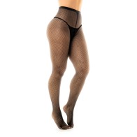 Fishnet Pantyhose with Back Seam