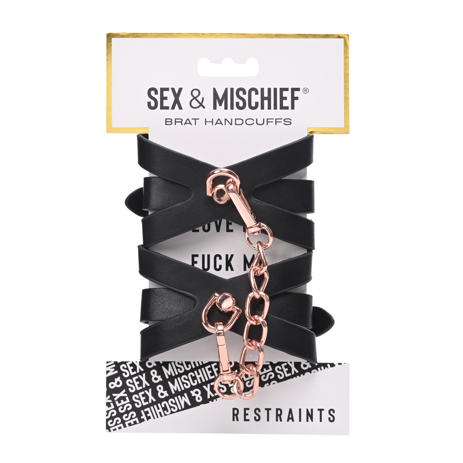 Sex & Mischief Brat Handcuffs - Playful Restraints