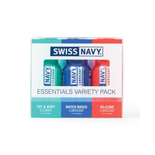 Swiss Navy Essentials Variety Pack of 3 - 1 oz