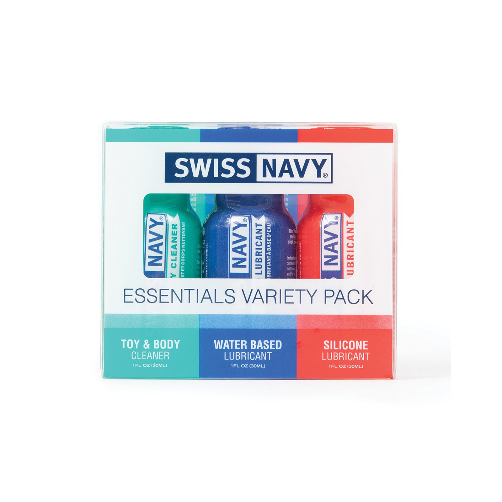 Swiss Navy Essentials Variety Pack of 3 - 1 oz