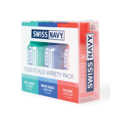 Swiss Navy Essentials Variety Pack of 3 - 1 oz