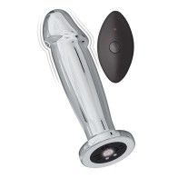 Ass-sation Remote Vibrating Metal Anal Ecstasy Silver