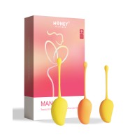 Conjunto de Ejercicio de Bolas Kegel con Peso Mango Tropical - 6 Piezas