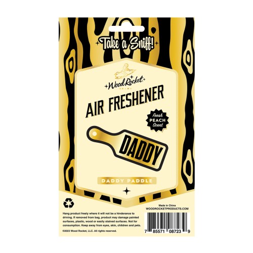 Peach Scented Daddy Paddle Air Freshener