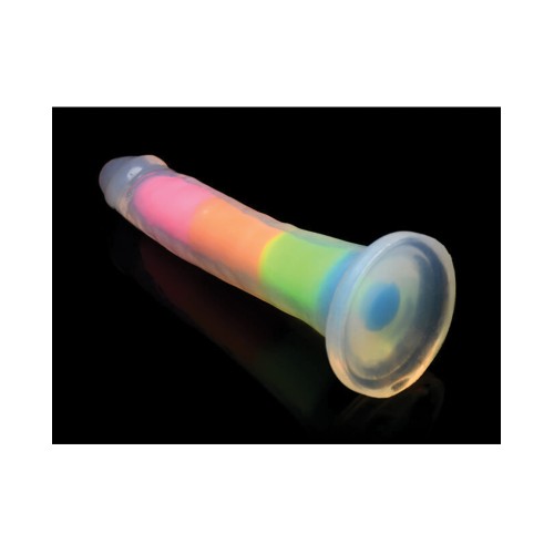 Curve Toys 7 Inch Glow in the Dark Silicone Dildo