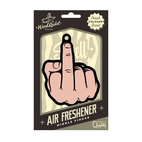 Middle Finger Peach Air Freshener Cologne