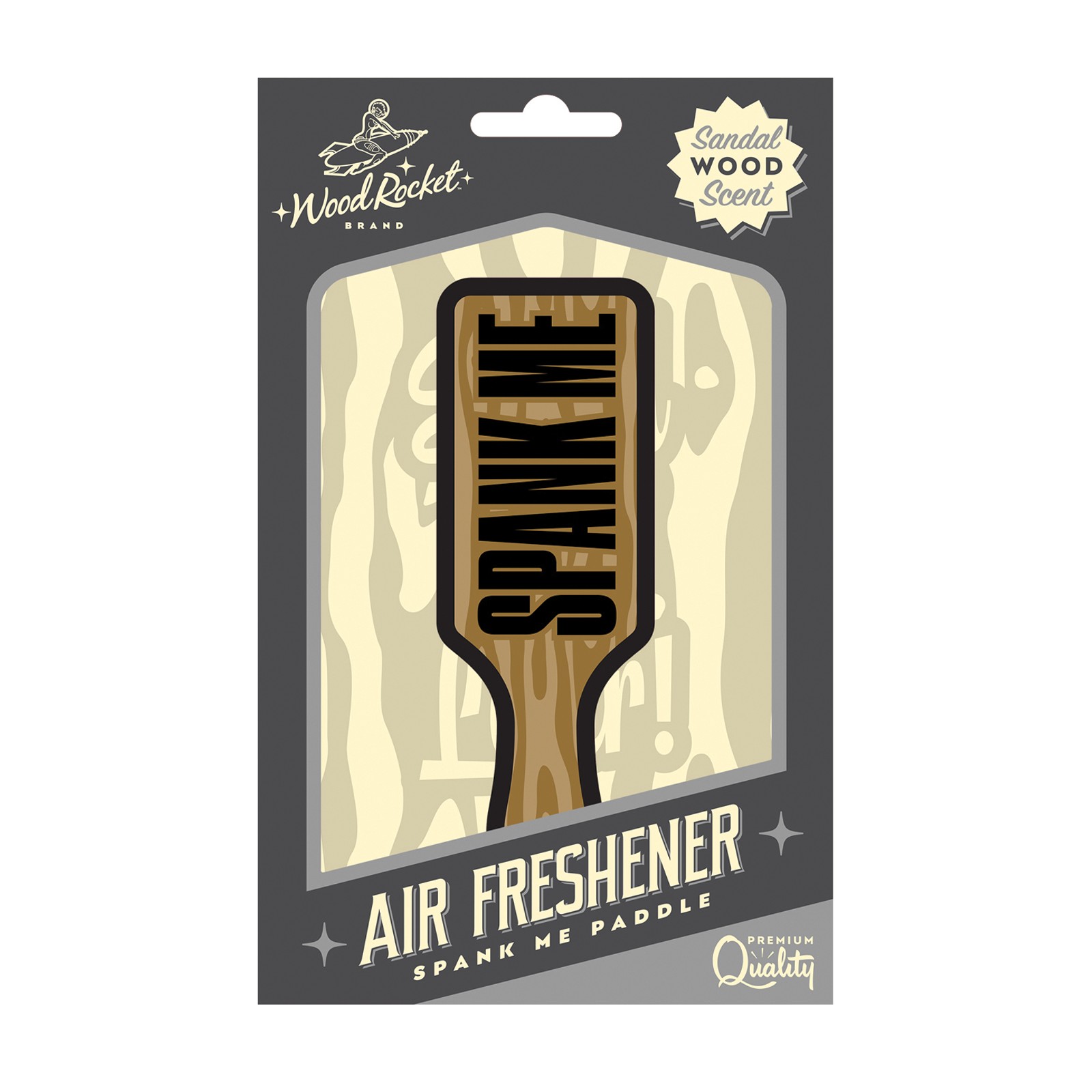 Wood Rocket Spank Me Air Freshener - Sandalwood