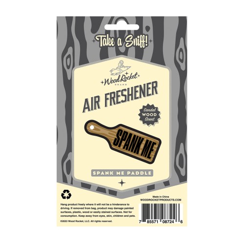 Wood Rocket Spank Me Air Freshener - Sandalwood