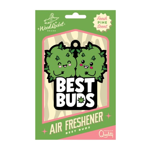 Wood Rocket Best Buds Air Freshener Pine