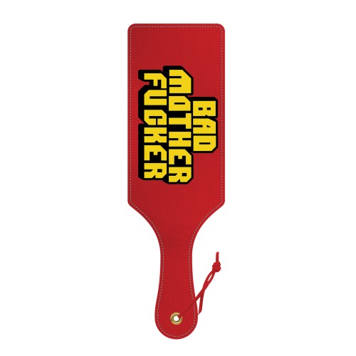 Wood Rocket Bad Mother Fucker Paddle - Multi-Color Best Fun