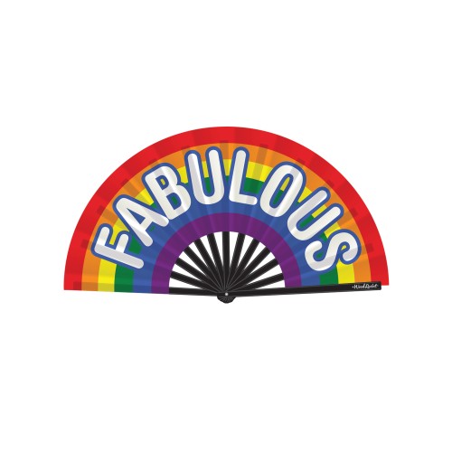 Abanico Fabulous Rainbow - Estilo Divertido