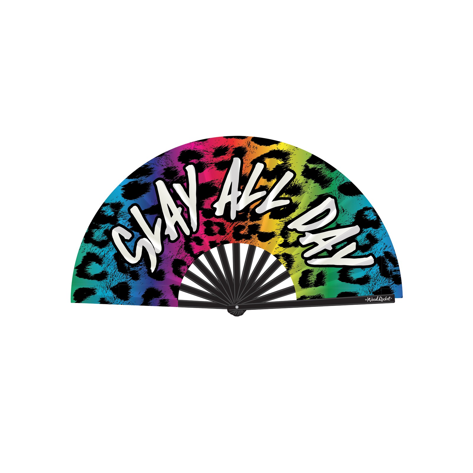 Slay All Day Colorful Hand Fan