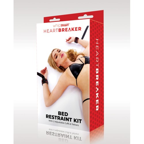 WhipSmart Heartbreaker Bed Restraint Kit Black/Red