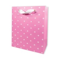 Bolsa de Regalo Polka Pot Rosa Blanco