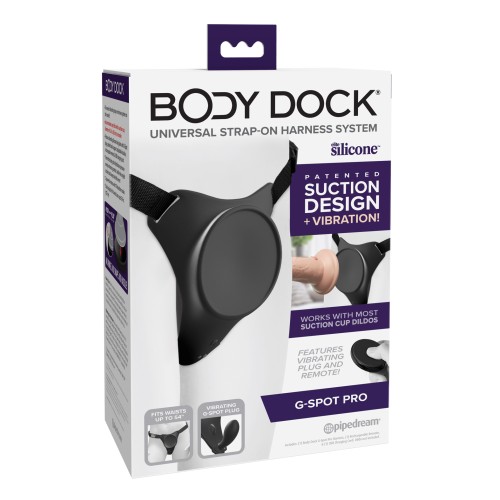 Body Dock G-Spot Pro Vibrating Harness for Couples