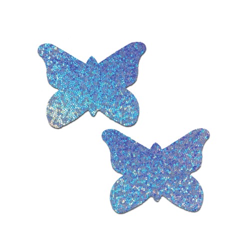 Pastease Premium Glitter Butterfly Pasties Azul