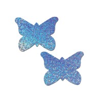 Pastease Premium Glitter Butterfly Pasties Azul