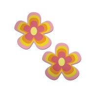 Pastease Groovy Flower Pasties in Pink