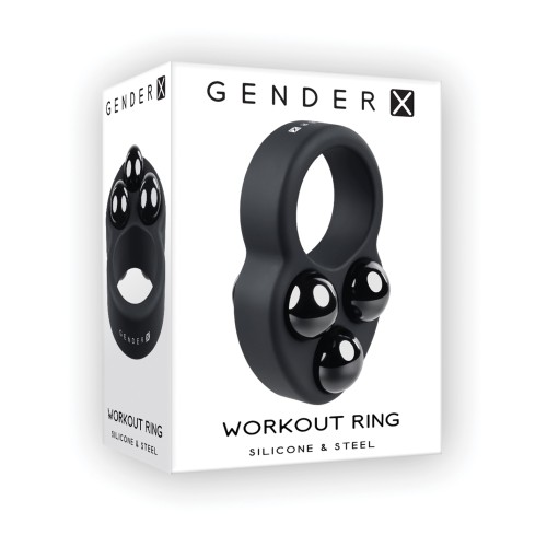 Gender X Silicone Workout Ring - Black