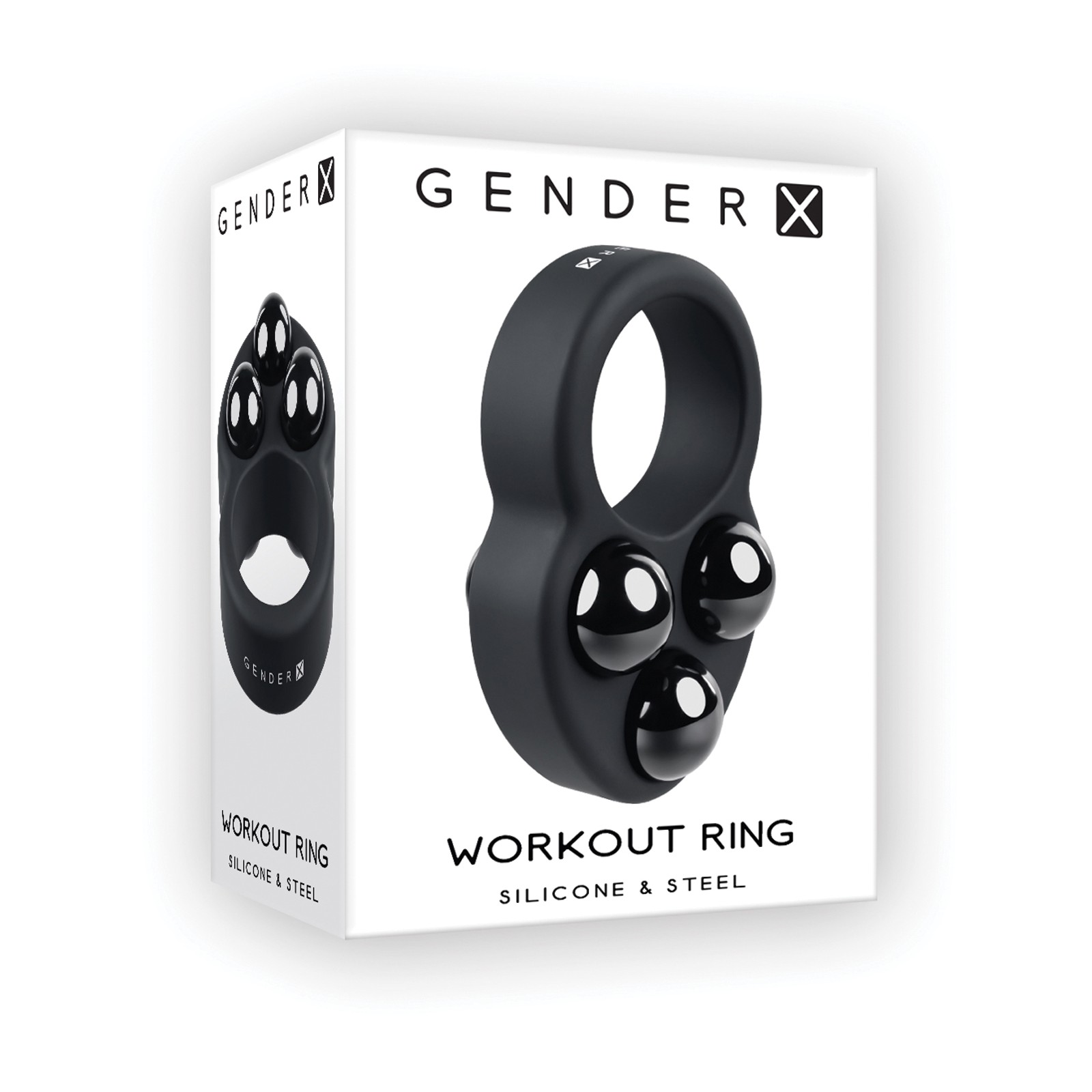 Anillo de Entrenamiento de Silicona Gender X - Negro