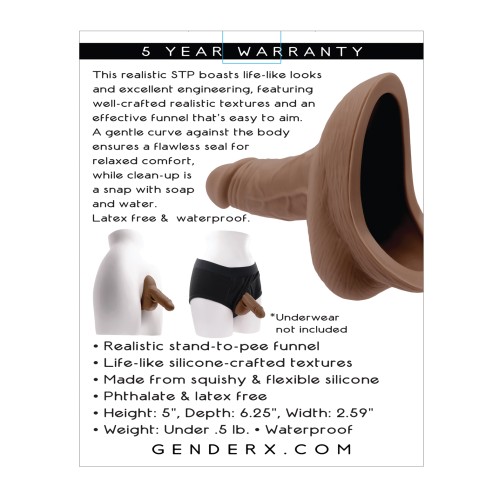 Gender X Silicone Stand To Pee - Dark