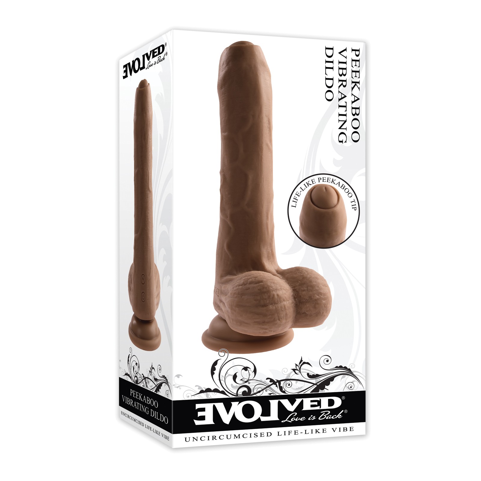 Dildo Vibrador Evolved Peek A Boo Oscuro