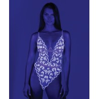 Butterfly Glow Embroidered Teddy with Night Effects