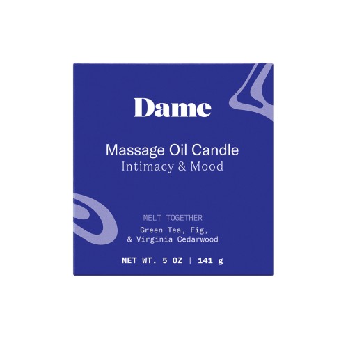 Dame Massage Oil Candle for Intimate Moments