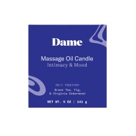 Dame Massage Oil Candle for Intimate Moments