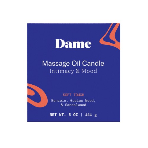 Dame Soft Touch Massage Oil Candle for Sensual Moments