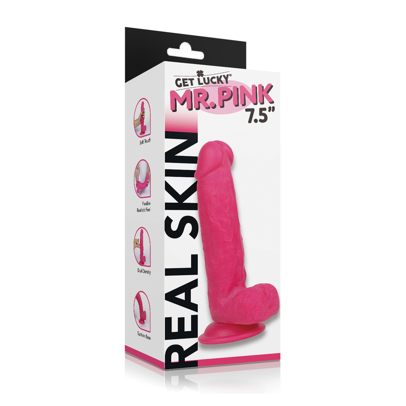 Get Lucky Mr. Pink Dual Layer Dong