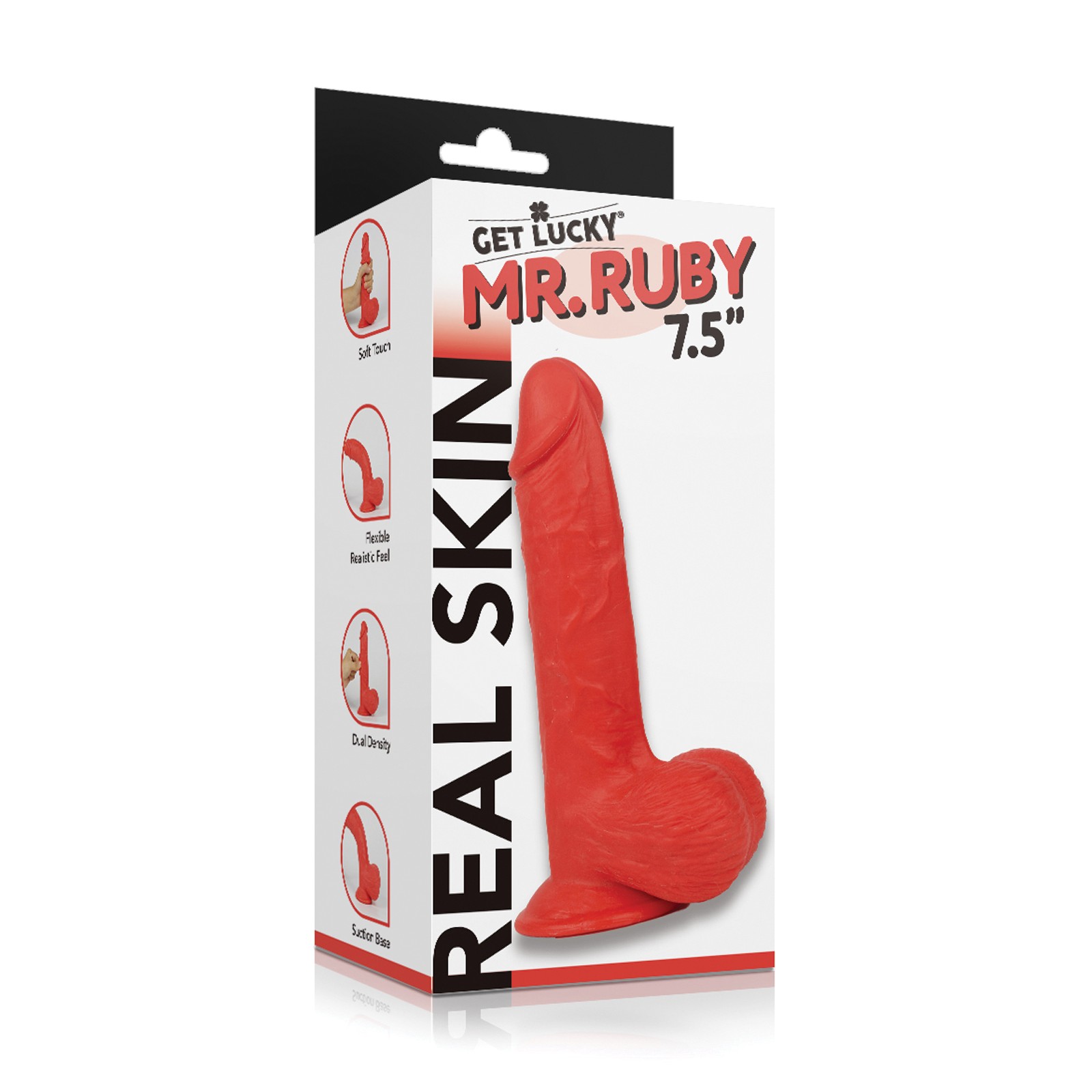 Dildo Get Lucky Mr. Ruby 7.5" para Placer Definitivo