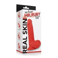 Dildo Get Lucky Mr. Ruby 7.5" para Placer Definitivo