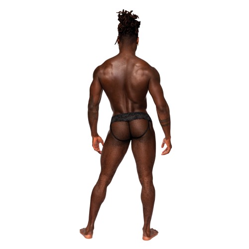 Jock de Encaje Sassy - Negro L/XL